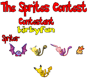 [PokeCommunity.com] The Sprites Contest(Think your are tough enough)