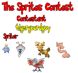 [PokeCommunity.com] The Sprites Contest(Think your are tough enough)