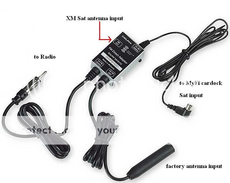 Ford satellite antenna adapter