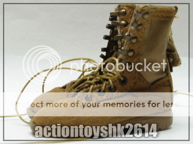 scale Toy Soldier Combat Boots  