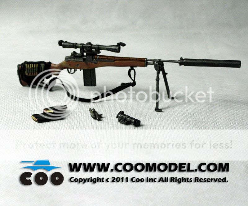 COOMODEL x80015 U.S. military M14 sniper rifle Set  