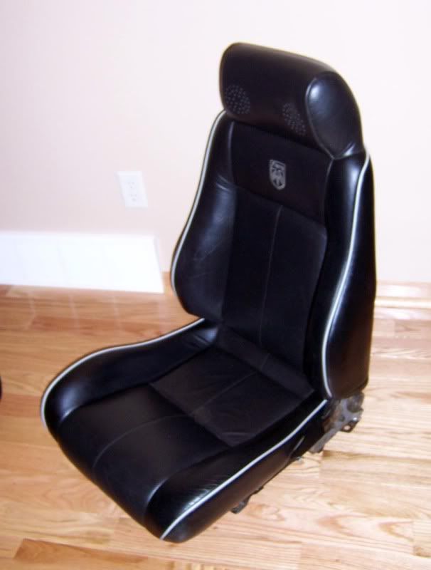 FS: Black Leather Mr. Mike's Fiero Seats - Pennock's Fiero Forum