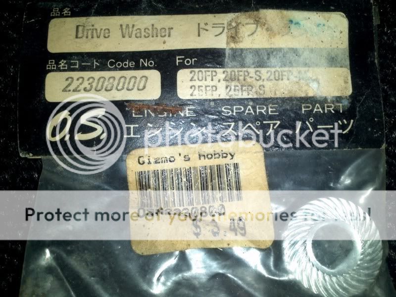 OS Max Model Engine Drive Washer New Old Stock #22308000  