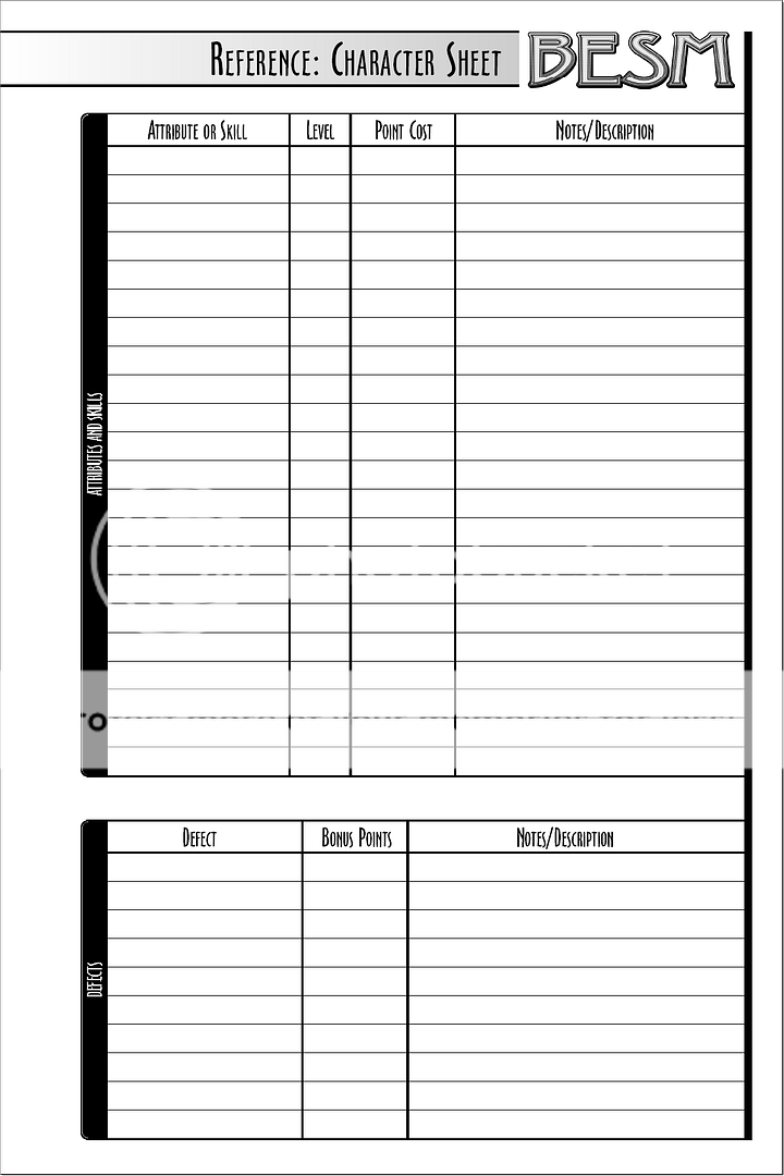 BESM Character Sheet Page 2 Photo by FudgeKnight | Photobucket