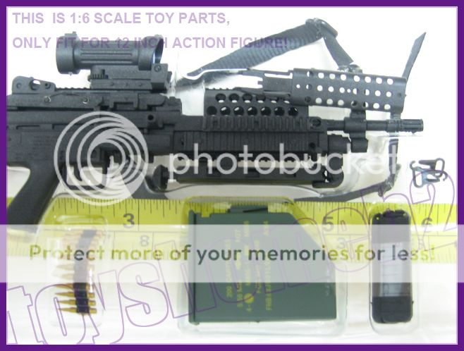 ARMS RACK MODERN WEAPON M46 MACHINE GUN BLACK  