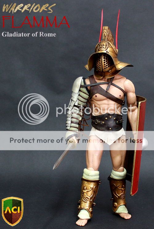 scale ACI Toys GLADIATOR WARRIOR FLAMMA box set  