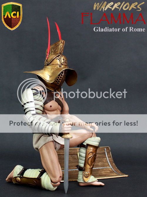 scale ACI Toys GLADIATOR WARRIOR FLAMMA box set  