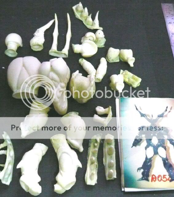 Lot of 6 Different Guyver Monstrous Japanese Anime Set 2 Vinyl model 