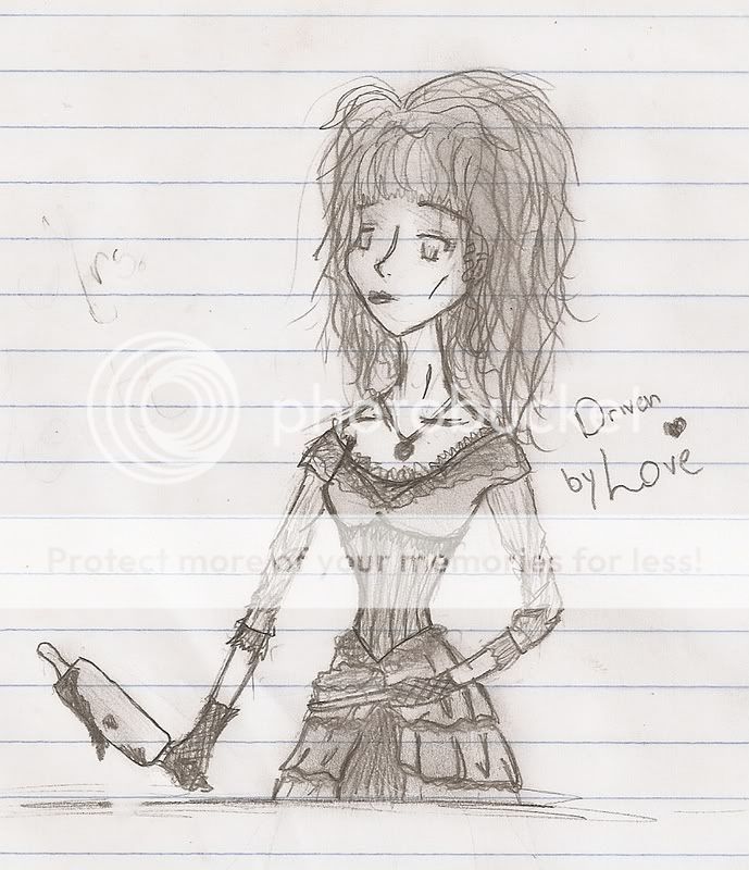 Mrs. Lovett (Sweeney Todd) Drawing : ) - Tomb Raider Forums