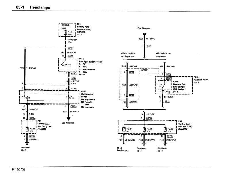 headlight wiring diagram? - Ford F150 Forum - Community of Ford Truck Fans